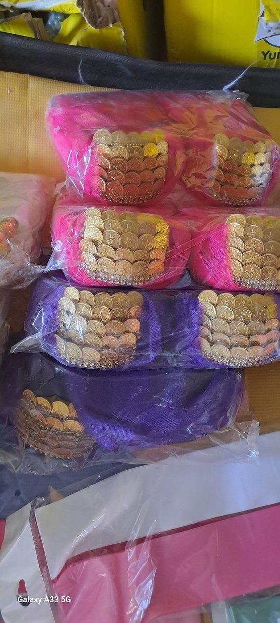 Işıltılı Çok Renkli kına nedime tacı - Görsel 2