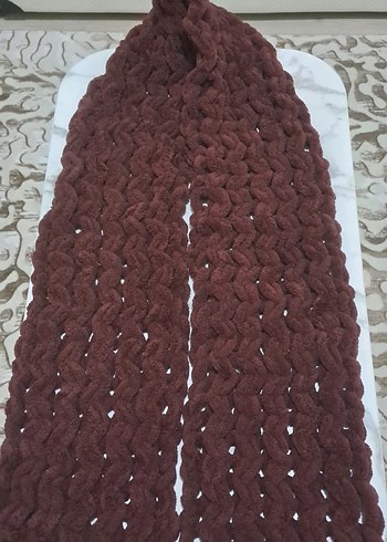 Örgü Yün atkı - Görsel 2