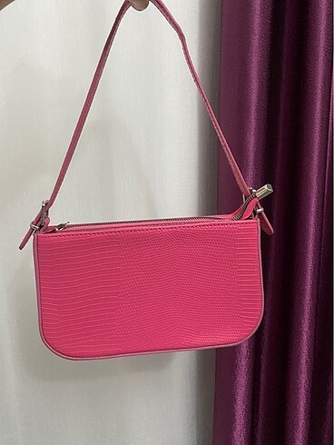 Bershka Pembe Baget Çanta