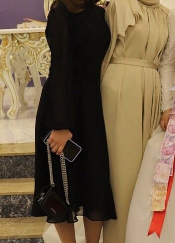 Trendyol & Milla siyah şifon elbise