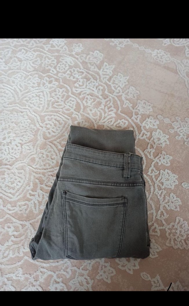 Gri erkek skinny fit pantolon - Görsel 2