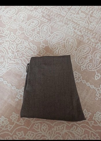 Kemer Detaylı Kahverengi skinny Erkek jakamen marka pantolon - Görsel 3