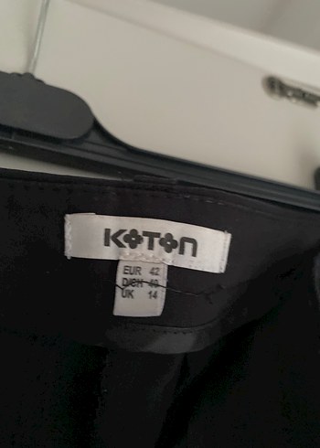 42 Beden Siyah Kadın Ofis Kumaş Pantolon
