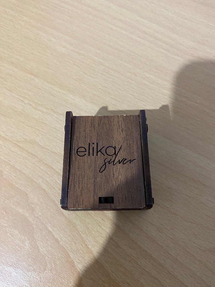 N harf gümüş kolye - Görsel 2