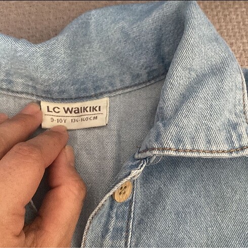 9 Yaş Beden mavi Renk Lcw elbise