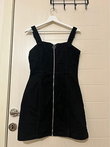 H&M Siyah Kot Tulum Elbise