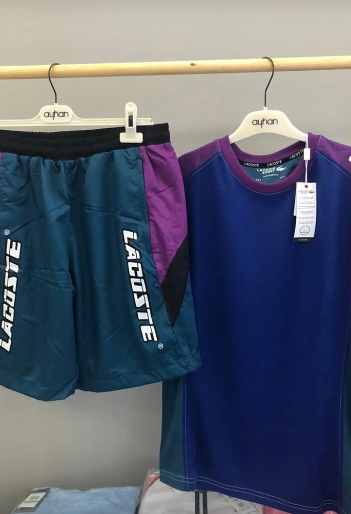 Bay bayan şortlu takım - Görsel 2