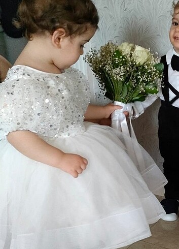 Kız bebek gelinlik 