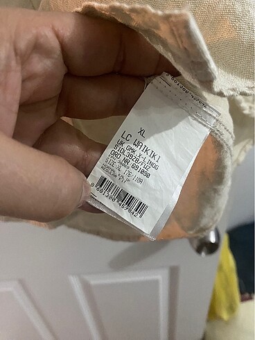 xl Beden ten rengi Renk Keten gömlek