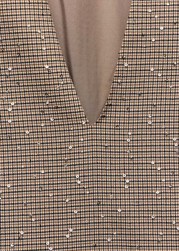 Zara taşlı elbise - Görsel 3