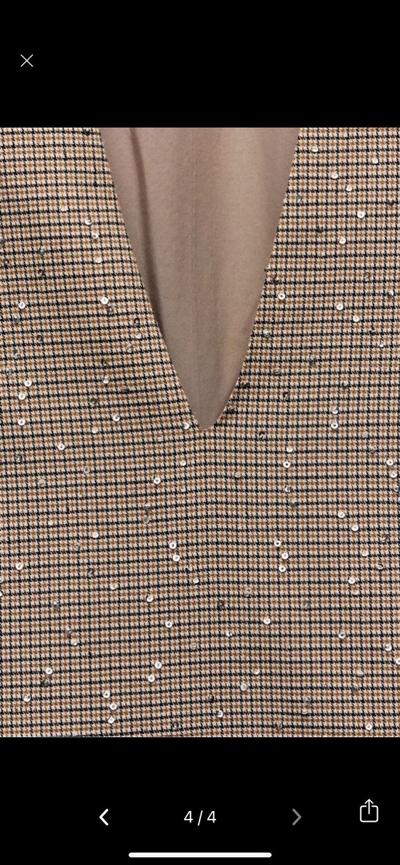 Zara taşlı elbise - Görsel 3