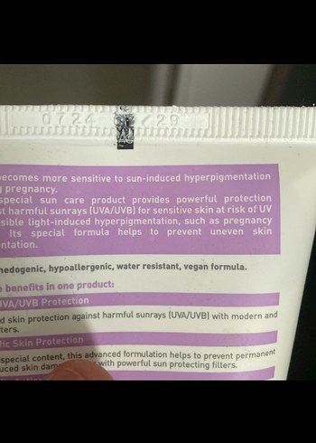 Solante hamile güneş krem - Görsel 3