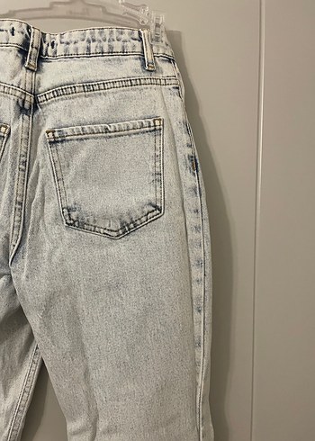 Trendyol & Milla Buz mavi Tie-Dye Midi Denim Kadın Jean