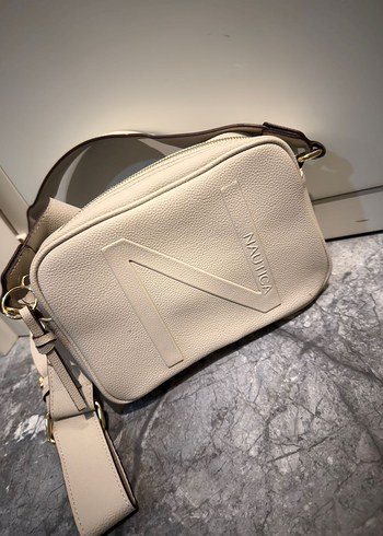 Nautica Minimalist Krem Capraz Canta