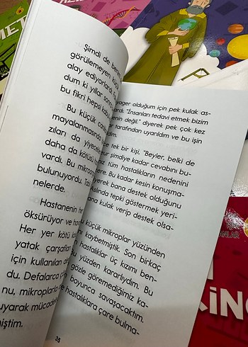 Beden Renk Ünlü Bilim İnsanları Çocuk Kitapları Seti