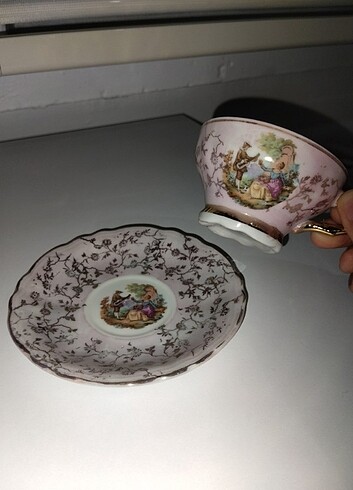 Beden mor Renk Alman vintage fincan seti