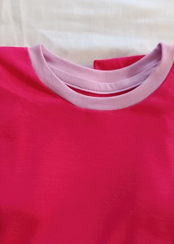 XS yetişkine olur.
Kız Çocuk Pembe Uzun Kollu Basic Tişört - Görsel 3