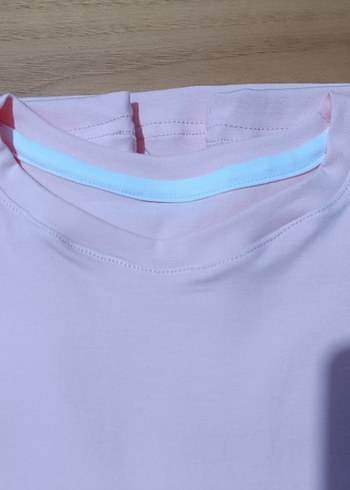 m Beden Pembe Kısa Kollu Oversize Tişört