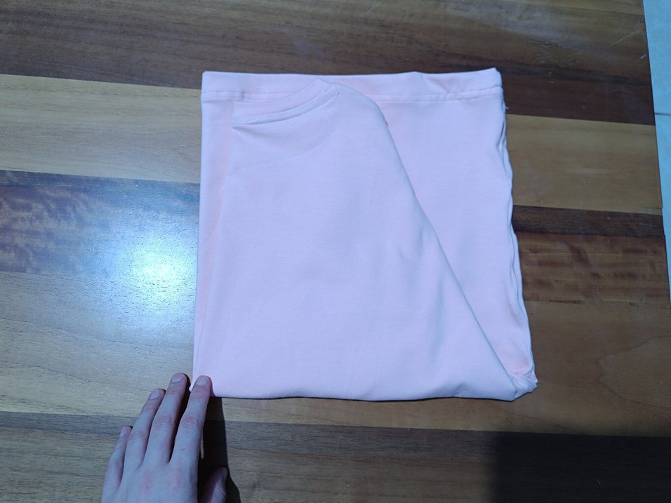 Pembe Kısa Kollu Oversize Tişört - Görsel 5
