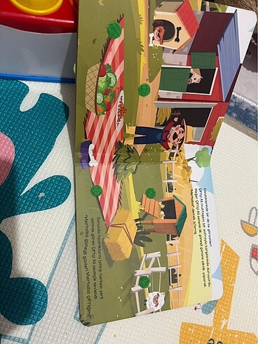  Beden Renk Sincap kitap merhaba çiftlik cırt cırtlı hikaye kitabı