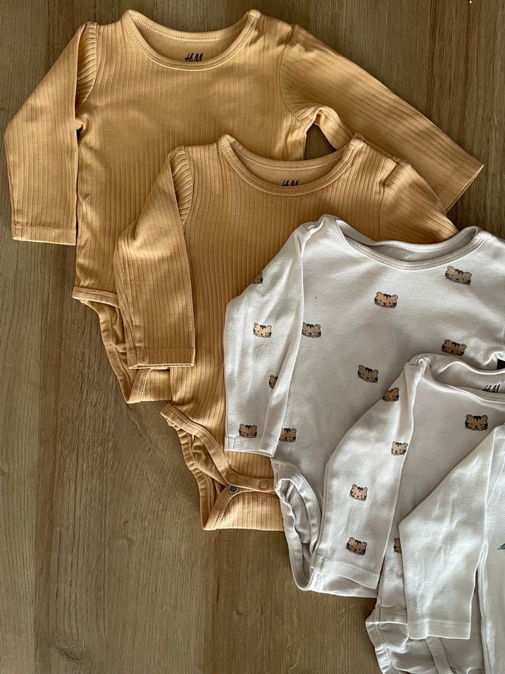 Uzun Kollu Pamuklu Bebek Zıbını Seti - Görsel 2