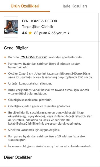 Diğer Çocuk Odası Cibinlik