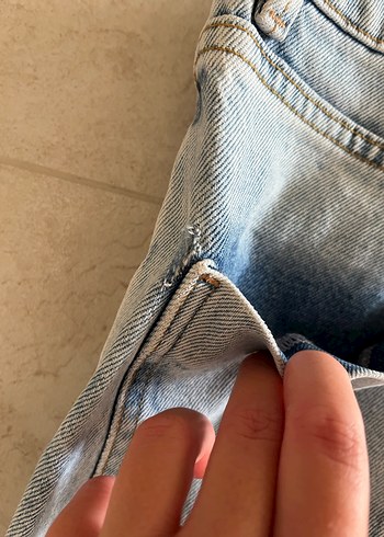 xs Beden mavi Renk Zara Denim Jean