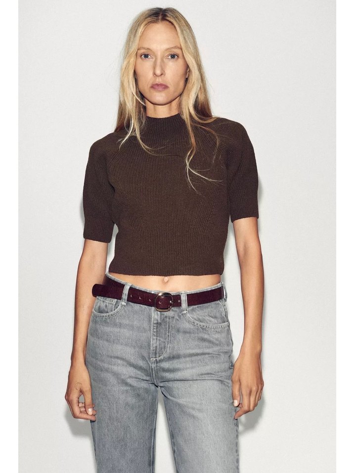 Zara triko bluz - Görsel 2