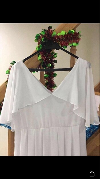 Gebelik beyaz elbise - Görsel 6