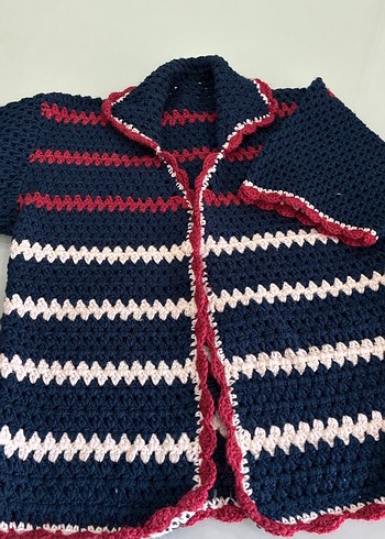 Renkli Örgü yelek 36-38 - Görsel 2