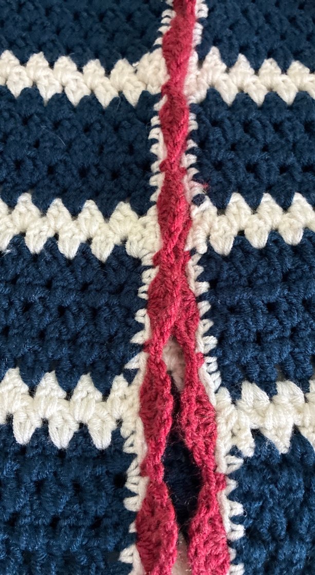 Renkli Örgü yelek 36-38 - Görsel 3