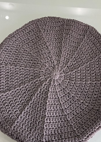 Bohem Gri Örgü Dekoratif Yastık - Görsel 3