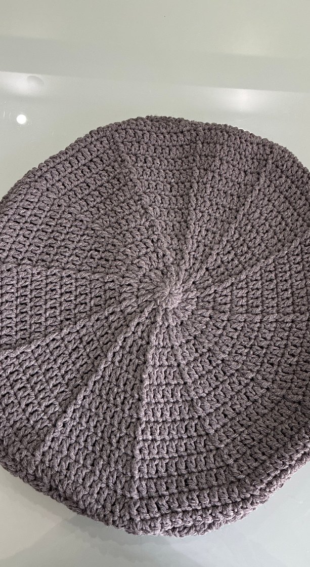 Bohem Gri Örgü Dekoratif Yastık - Görsel 3