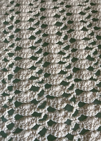 Gri Beyaz Nakışlı Püsküllü runner - Görsel 2