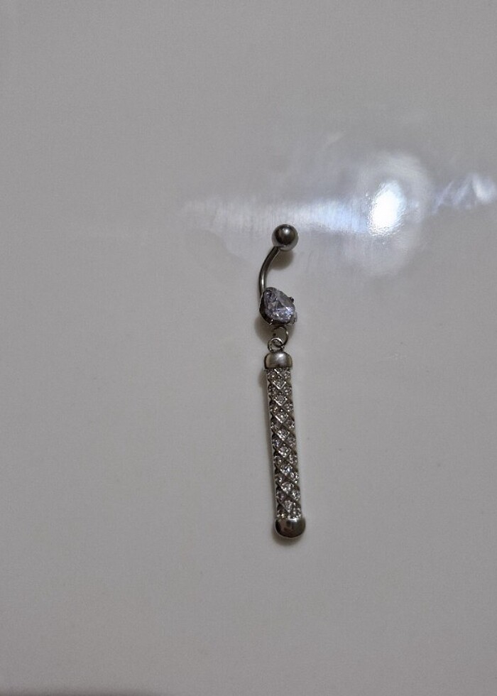 Çelik göbek piercingi - Görsel 2