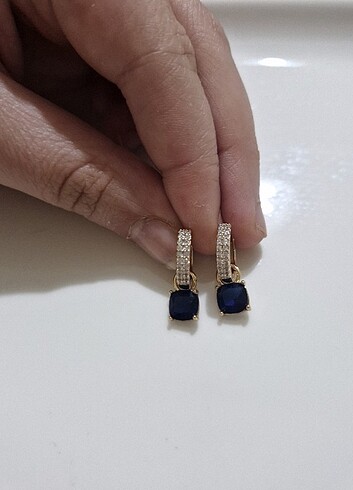 Beymen Xuping safir taşlı küpe