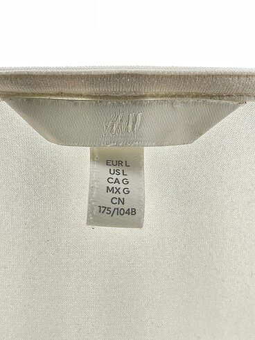 l Beden beyaz Renk H&M Kazak / Triko %70 İndirimli.