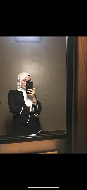 38 Beden Siyah Mevlana Kat Kat Elbise??????????????????