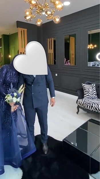 Tasarımcı Lacivert Tasarım Abiye????????