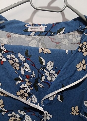 xl Beden mavi Renk Bayan pijama takımı 