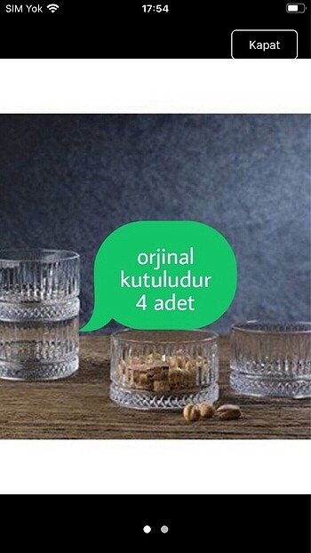 Paşabahçe Elysia çerezlik