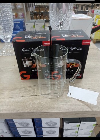 Beden Cam Ölçekli Ölçü Kabı