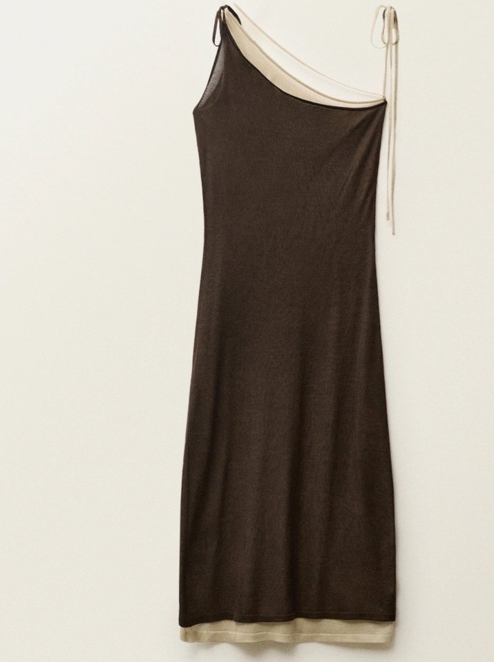 Mango Liyocell triko elbise - Görsel 3