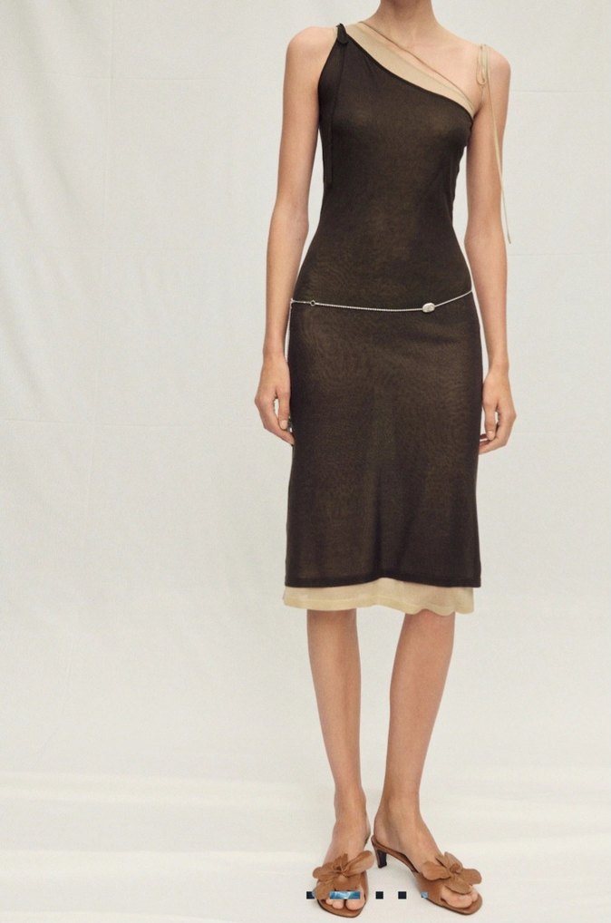 Mango Liyocell triko elbise - Görsel 2