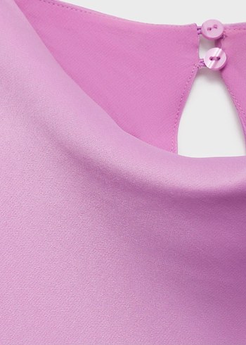 Mango midi boy saten elbise - Görsel 5