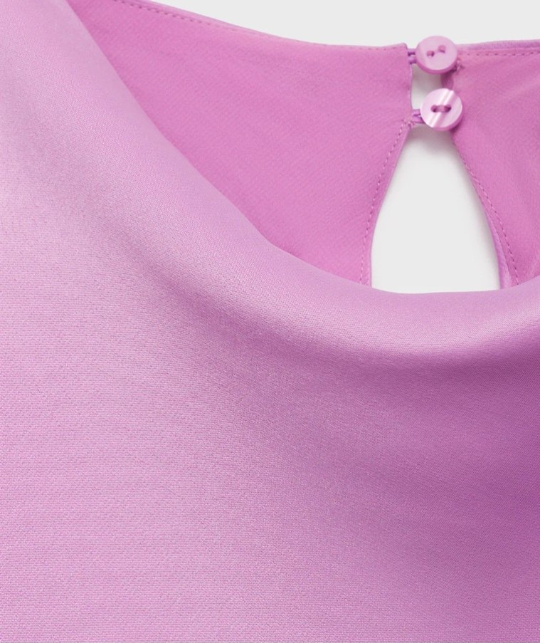 Mango midi boy saten elbise - Görsel 5