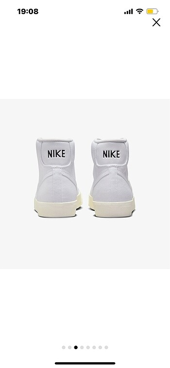 38 Beden nike blazer mid 77 kadın sneaker