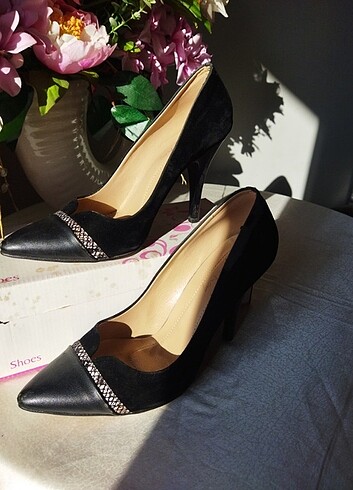 40 Beden siyah Renk Stiletto, topuklu ayakkabı