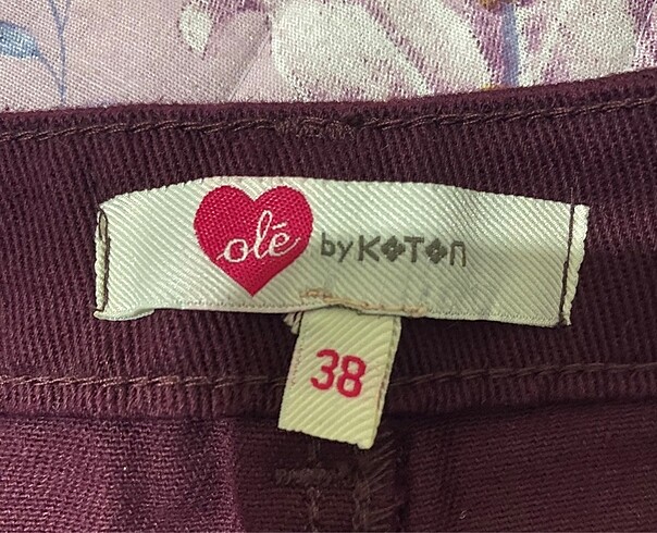 38 Beden Koton bordo etek