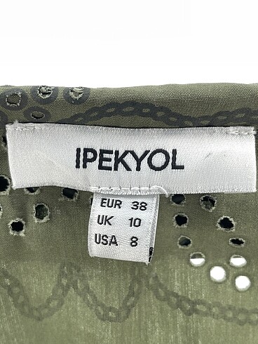38 Beden yeşil Renk ipekyol Bluz %70 İndirimli.